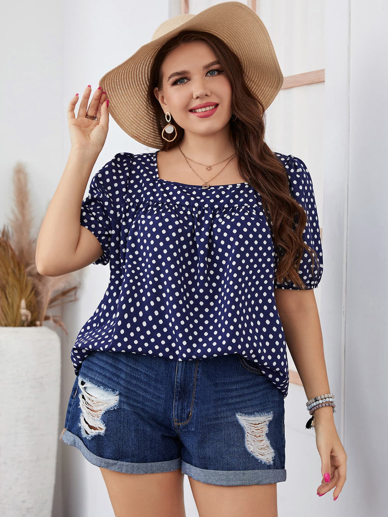 DOTTED LINE PERFECTION TOP