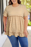 FRILLED TO SEE YOU BABYDOLL BLOUSE
