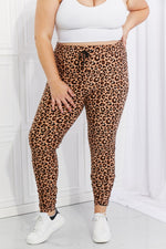SPOTTED DOWNTOWN LEOPARD JOGGERS