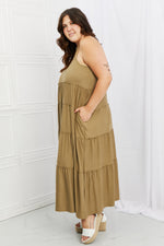 MAUDE TIERED MAXI WITH POCKETS