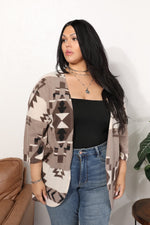 CLAIRE CARDIGAN WITH AZTEC PATTERN