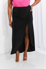 UP & UP RUCHED MAXI SKIRT