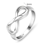 STERLING SILVER INFINITY RING