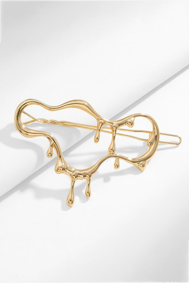 DRIPPING 18K GOLD PLATED HAIR PIN