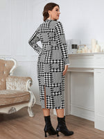 HOUNDSTOOTH BUTTON-DOWN MIDI