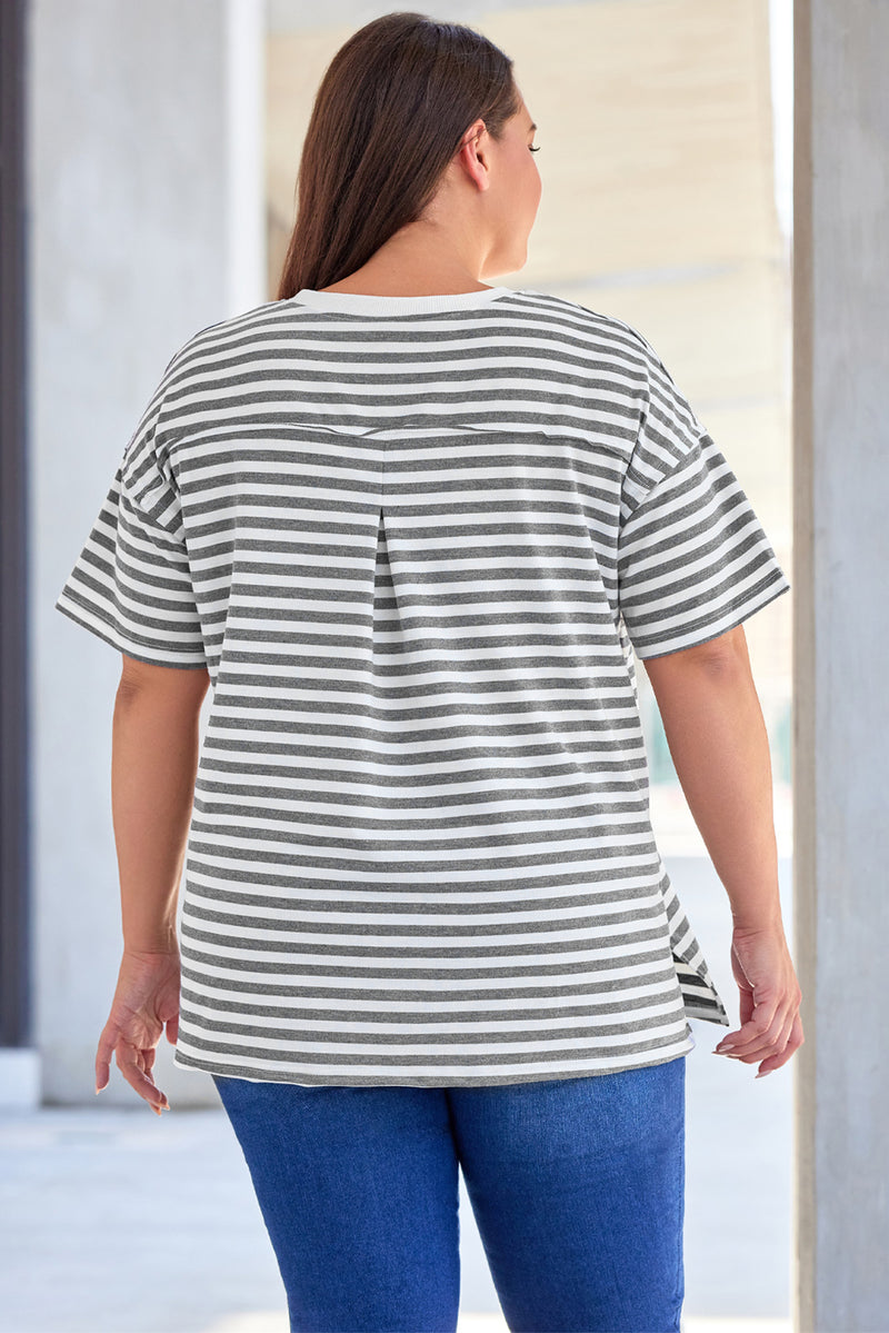 TOP NOTCHED TEE