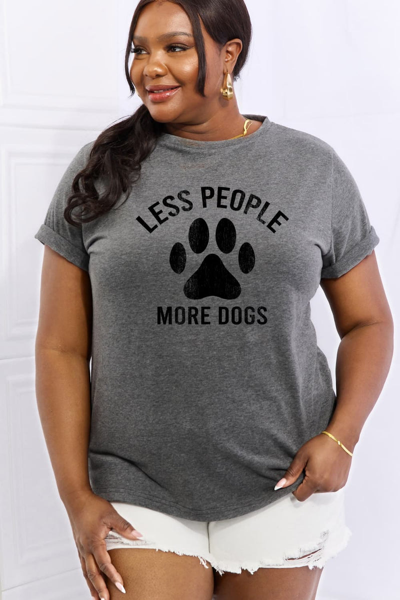 LESS PEOPLE MORE DOGS TEE