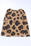 ON THE LOOSE LEOPARD LONG SLEEVE TOP