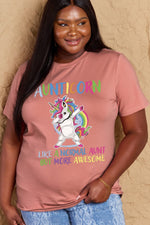 AUNTICORN LIKE A NORMAL AUNT BUT MORE AWESOME TEE