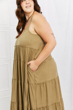 MAUDE TIERED MAXI WITH POCKETS