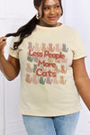 LESS PEOPLE MORE CATS TEE